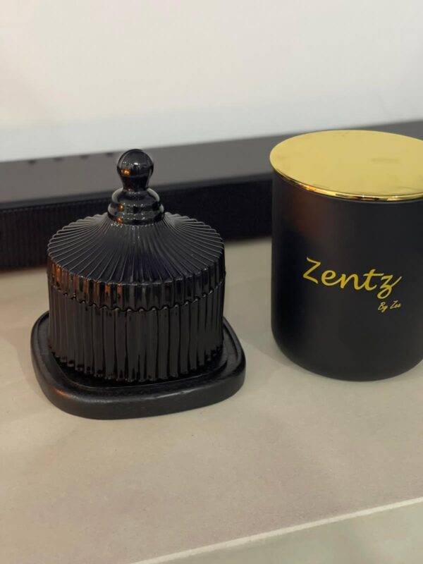 Matt Black Candle - Image 2